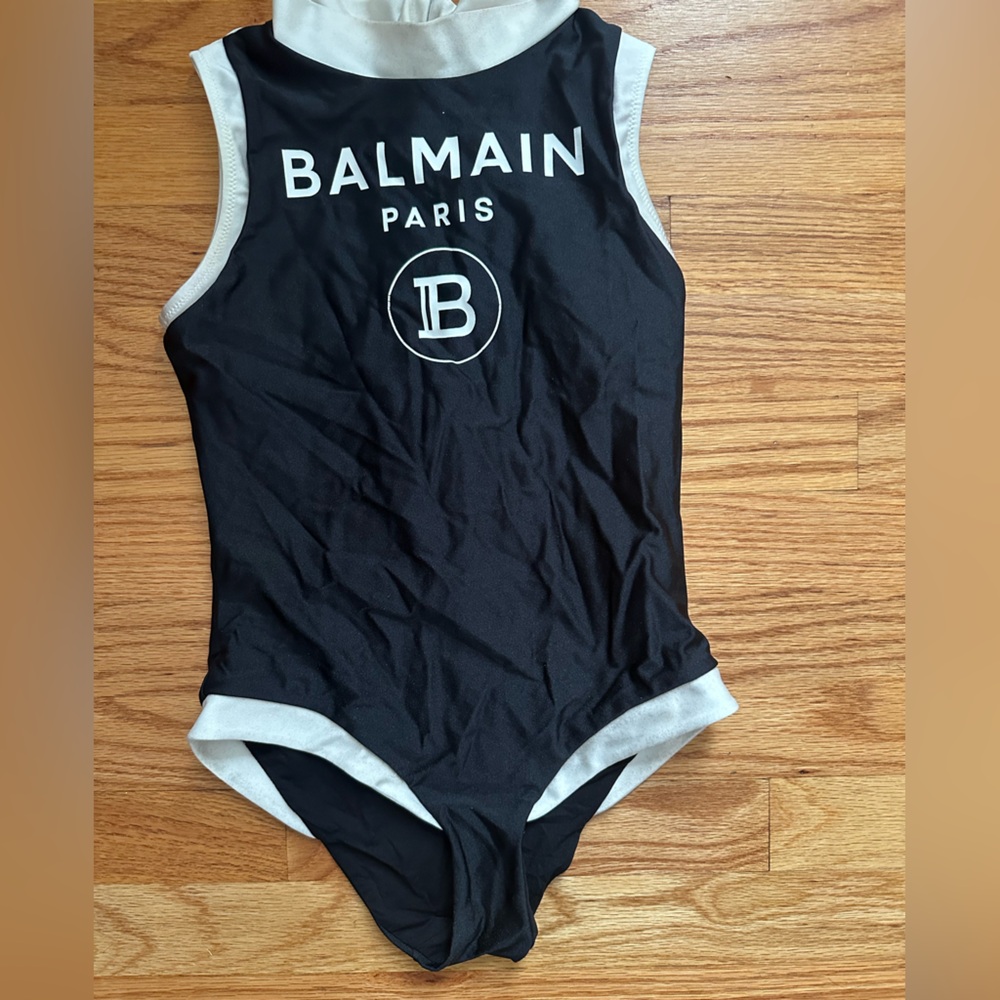 Balmain Black and White Top